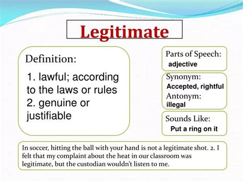 legitimate (to) in Tagalog .